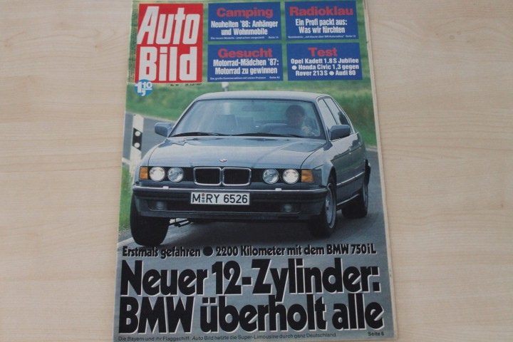 Deckblatt Auto Bild (30/1987)